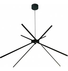 Lampa wisząca Spider P0412 Maxlight nowoczesna oprawa w kolorze czarnym 