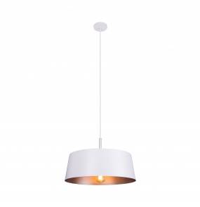 Lampa wisząca TALLIN P0402 Maxlight biało-srebrna oprawa w stylu nowoczesnym 
