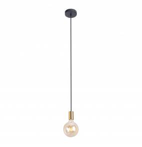 Lampa wisząca TODI P0398 Maxlight czarno-złota oprawa w stylu nowoczesnym 