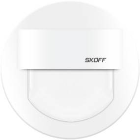 Oprawa schodowa Rueda Skoff okrągła oprawa w kolorze białym