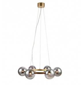 Lampa wisząca CIRCLE Pendant 6L Gold/Smoke 108050 Markslojd nowoczesna oprawa wisząca