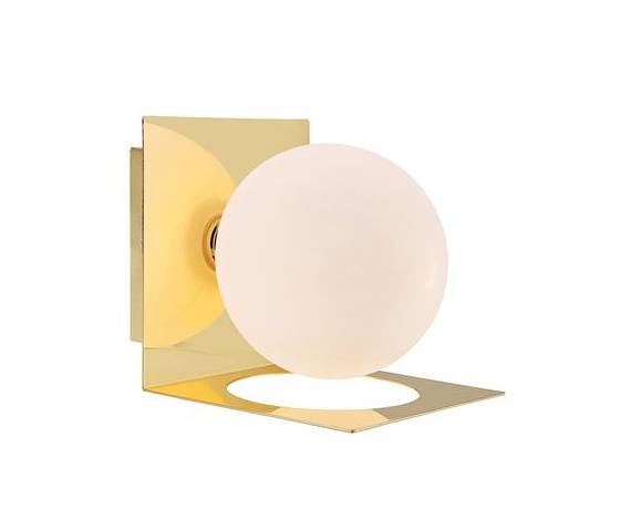 Kinkiet ZENIT Wall 1L IP44 Brass/Opal 108085 Markslojd oprawa w nowoczesnym stylu