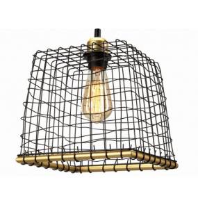 Lampa wisząca BASKET P19003 Auhilon oprawa w kolorze czarnym