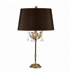 Lampa stołowa Amarilli AML/TL BR/GLD Elstead Lighting brązowo-złota oprawa w klasycznym stylu