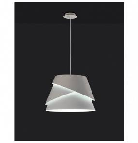 WYPRZEDAŻ Lampa wisząca okrągła Alboran 5861 biała design Mantra Iluminacion