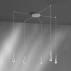 Lampa wisząca Twist 0052.31.BI VIVIDA International nowoczesna lampa wisząca spider/pająk w kolorze białym