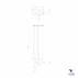 LAMPA WISZACA SEVENTY 4 BRAZ  6