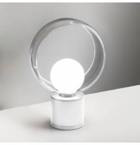 Lampa stołowa Cosmit 0082.40.BI VIVIDA International minimalistyczna lampa stołowa biała LED mała 