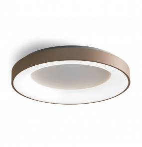 Plafon Inner R 0043.21.SA VIVIDA International nowoczesny plafon w kolorze piaskowym LED średni średnica 60cm