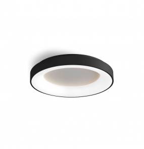 Plafon Inner R 0043.21.NE DIM WN CCT VIVIDA International nowoczesny plafon w kolorze czarnym LED średni średnica 60 cm