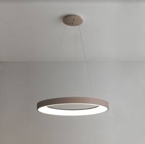 Lampa wisząca Inner R 0043.31.SA VIVIDA International efektowna lampa wisząca piaskowa LED średnica 80 cm