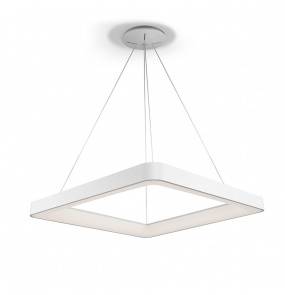 Lampa wisząca Inner S 0044.30.BI VIVIDA International efektowna lampa wisząca biała LED 60 x 60 cm