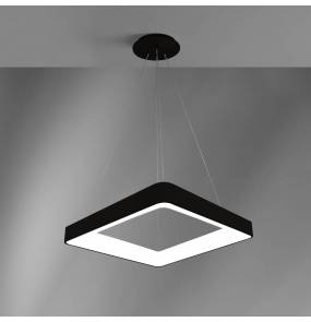Lampa wisząca Inner S 0044.30.NE VIVIDA International efektowna lampa wisząca czarna LED 60 x 60 cm