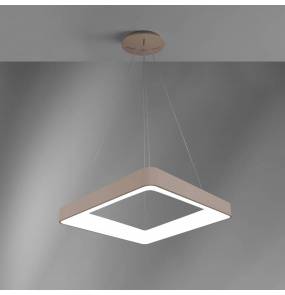 Lampa wisząca Inner S 0044.30.SA VIVIDA International efektowna lampa wisząca piaskowa LED 60 x 60 cm