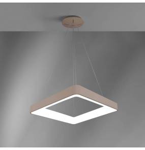 Lampa wisząca Inner S 0044.31.SA VIVIDA International efektowna lampa wisząca piaskowa LED 80 x 80 cm