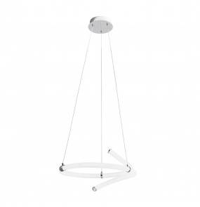 Lampa wisząca Lightline 0093.30.CR DIM VIVIDA International efektowna lampa wisząca chrom LED + możliwość ściemniania | średnica 42 cm