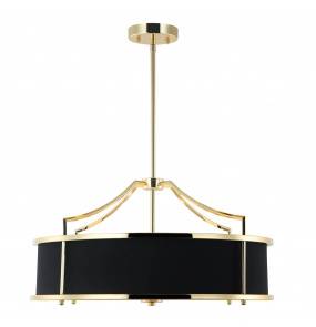 Lampa wisząca Stanza Gold/Nero M OR84146 Orlicki Design oprawa dekoracyjna w kolorze złota i czerni