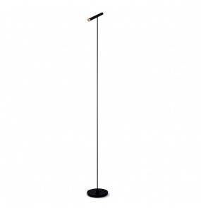 Lampa podłogowa Ciak 0048.50.NE  VIVIDA International nowoczesna minimalistyczna lampa podłogowa czarna | LED | możliwość ściemniania i regulacji światła dłonią 