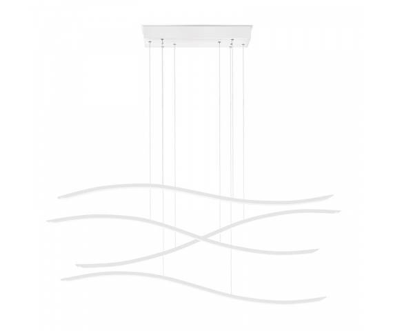 Lampa wisząca Lil Wave 0040.32 DIM VIVIDA International elegancka lampa wisząca biała | LED | możliwość ściemniania