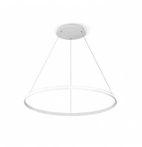 Lampa wisząca Lens 0071.33 VIVIDA International minimalistyczna lampa wisząca biała | LED | średnica: 100 cm