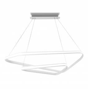 Lampa wisząca Rings 0033.30 DIM W VIVIDA International efektowna lampa wisząca w kolorze białym | LED | możliwość ściemniania | ciepła barwa