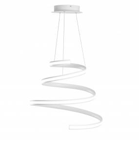 Lampa wisząca Spiral 0036.30 DIM W VIVIDA International imponująca lampa wisząca w kolorze białym | LED | możliwość ściemniania | ciepła barwa