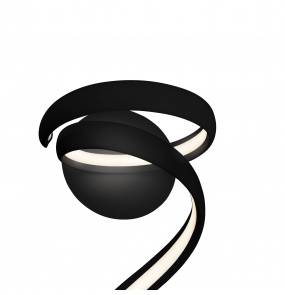 Kinkiet Flame 0029.10.NE W VIVIDA International elegancki kinkiet w kolorze czarnym | LED | ciepła barwa