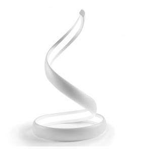 Lampa stołowa Flame 0029.40.BI W VIVIDA International elegancka lampa stołowa w kolorze białym | LED | ciepła barwa