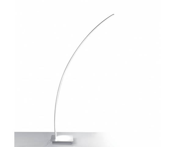 Lampa podłogowa Bracket 0037.50.BI N VIVIDA International nowoczesna niezwykła lampa podłogowa biała | LED | barwa naturalna