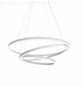 Lampa wisząca Hurricane 0001.32 VIVIDA International elegancka lampa wisząca biała | LED | średnica: 80 cm