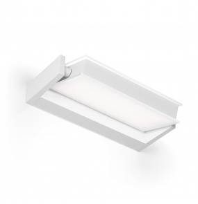 Kinkiet Axella 0039.11.BI N VIVIDA International minimalistyczny kinkiet w kolorze białym | LED | naturalna barwa | duży