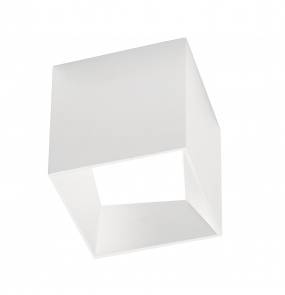 Plafon Cube 0006.20.BI VIVIDA International minimalistyczny plafon w kolorze białym| LED |