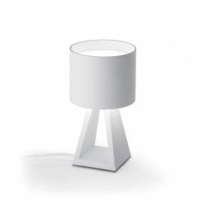 Lampa stołowa/biurkowa PUP METAL 0028.71.DIM VIVIDA International nowoczesna lampa stołowa/biurkowa biała | LED + możliwość ściemniania