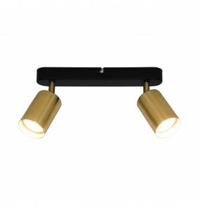 Lampa sufitowa VILA GU13013C-2B GU10 Zuma Line SPOT loft metalowa listwa LED czarna złota
