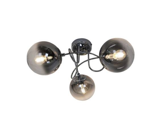 Lampa sufitowa LIXA CL20004-3 oprawa w kolorze czarnym ZUMA LINE