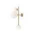Kinkiet DIONE WALL 3 BRASS 1092Y40 oprawa w kolorze mosiądzu ALDEX