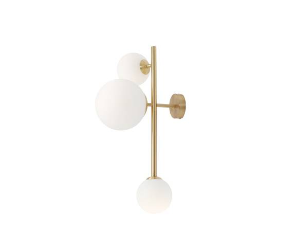 Kinkiet DIONE WALL 3 BRASS 1092Y40 oprawa w kolorze mosiądzu ALDEX