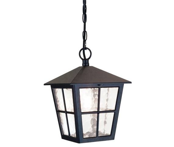 Lampa wisząca zewnętrzna Canterbury BL48M Elstead Lighting czarna oprawa zewnętrzna w klasycznym stylu