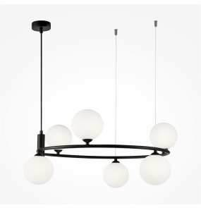 Lampa wisząca RING MOD013PL-06B oprawa w kolorze czarnym MAYTONI