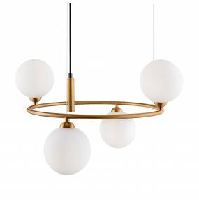 Lampa wisząca Ring MOD013PL-04BS1 Maytoni dekoracyjna oprawa w kolorze mosiądz