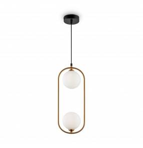 Lampa wisząca Ring MOD013PL-02BS Maytoni dekoracyjna oprawa w kolorze mosiądz 