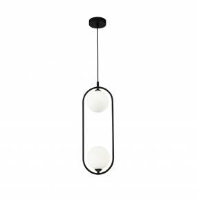 Lampa wisząca Ring MOD013PL-02B Maytoni dekoracyjna oprawa w kolorze czarnym