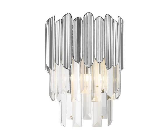 Kinkiet GLADIUS W0535-01B-B5AC Zuma Line dekoracyjna oprawa w kolorze srebrnym