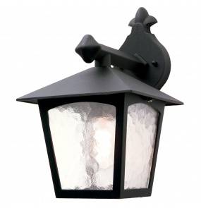 Kinkiet zewnętrzny York BL2-BLACK Elstead Lighting klasyczna oprawa ścienna w kolorze czarnym