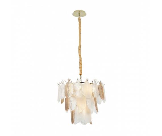 Lampa wisząca Arwena oprawa w kolorze złotym P0417 MaxLight 