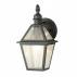 Kinkiet zewnętrzny Polruan Elstead Lighting czarna oprawa w klasycznym stylu