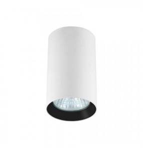 Manacor LP-232/1D - 90 WH/BK oprawa natynkowa biała z czarnym ringiem 9 cm Light Prestige