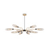 Lampa wisząca VENTURA MOD012CL-12G oprawa w kolorze czerni i złota MAYTONI