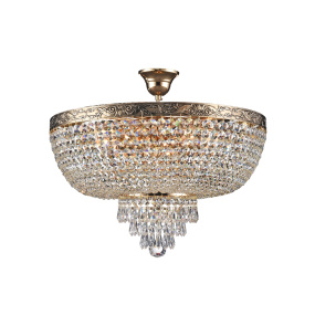 Lampa sufitowa PALACE DIA890-CL-06-G oprawa w kolorze antycznego złota MAYTONI