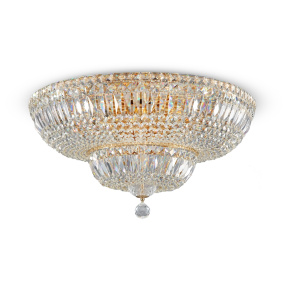 Lampa sufitowa BASFOR DIA100-CL-16-G oprawa w kolorze złotym MAYTONI